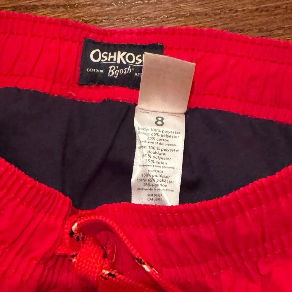 NWOT - Oshkosh athletic pants w/ zip bottoms and lined inner - boys size 8